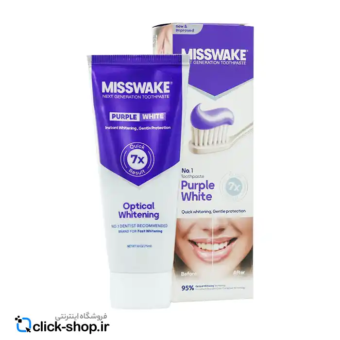 خمیر دندان ضدزردی وسفیدکننده75 میلی لیتر میسویک