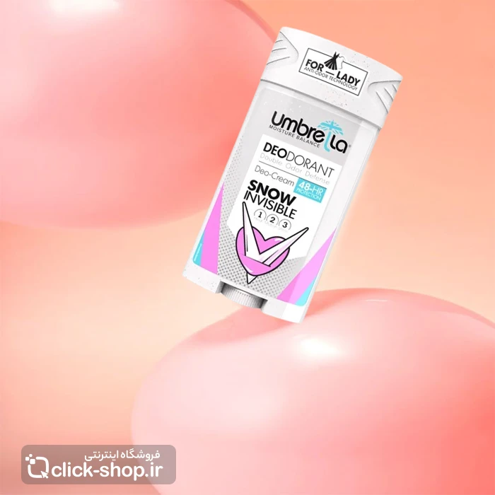 دئودورانت کرمی زنانه اسنو آمبرلا حجم 90 میلی لیتر