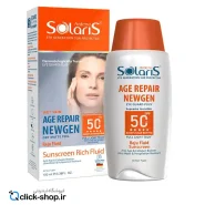 01-کرم ضد آفتاب بی رنگ ضد چروک ایج ریپیر نیوژن SPF50