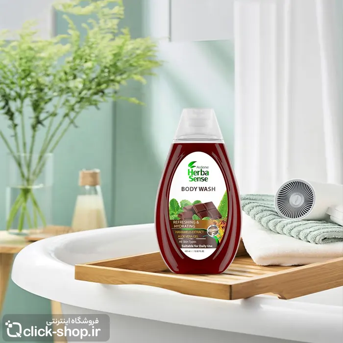 شامپو بدن با رایحه طراوت بخش آردن هرباسنس 400 میلی لیتر