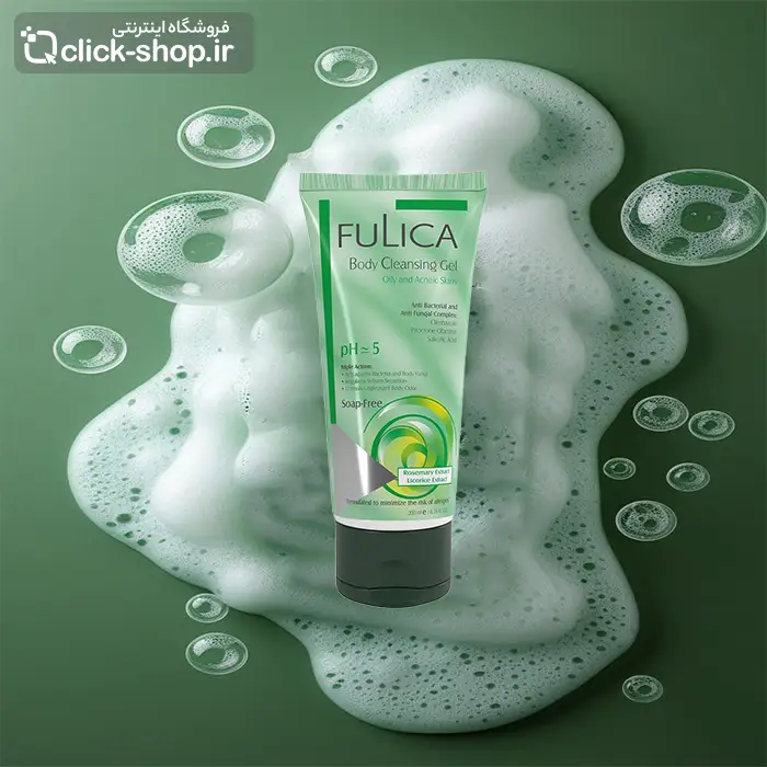 شامپو بدن مخصوص پوست جرب و جوشدار فولیکا 200 میلی لیتر