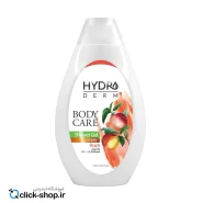شامپو بدن کرمی هلو و آرگان هیدرودرم 500 میلی لیتر