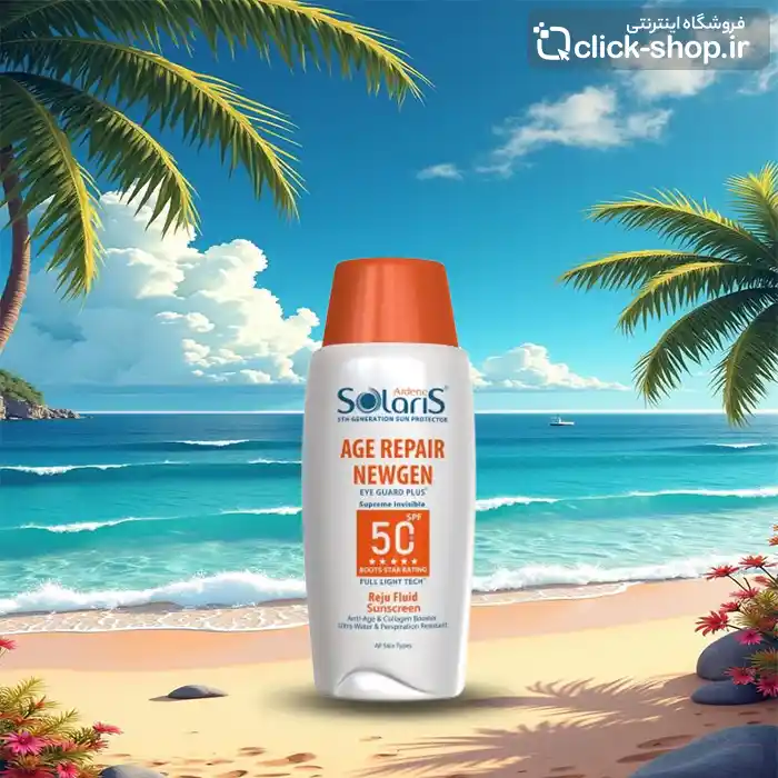 کرم ضدآفتاب بی رنگ ضدچروک ایج ریپیر نیوژن با SPF50