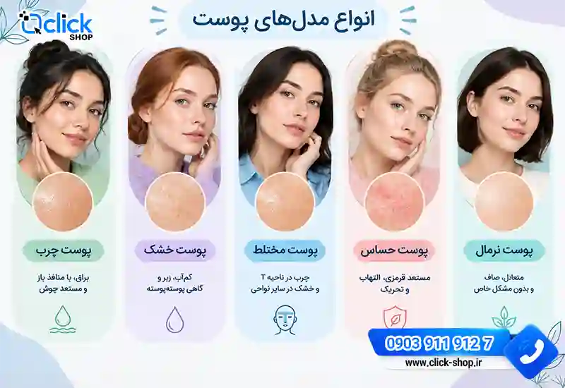 انواع مدل های پوست